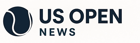 Logo situs tentang turnamen tenis US Open dengan berita dan prediksi
